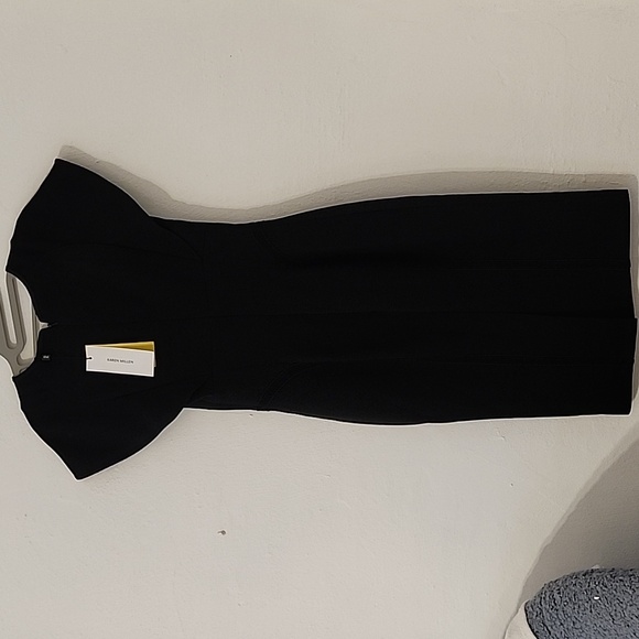 Black crepe dress, Karen Millen, UK size 6 - Picture 3 of 4